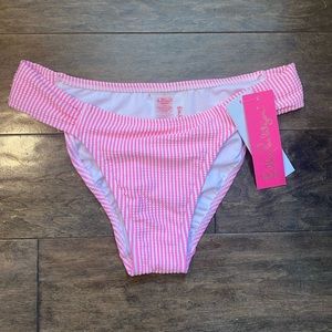 Lilly Pulitzer Clancy Bikini Bottom. Havana Pink. NWT  Size 4
